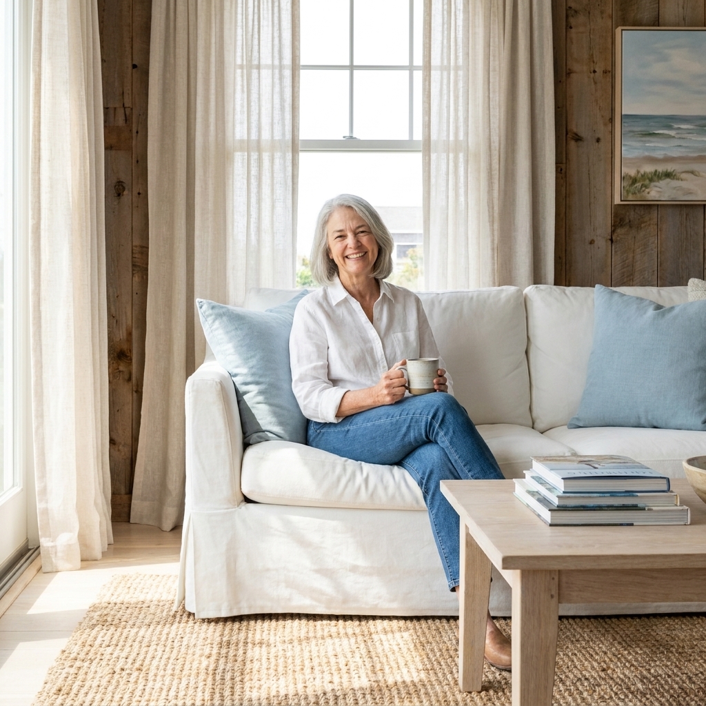 Coastal Farmhouse Summer Decor